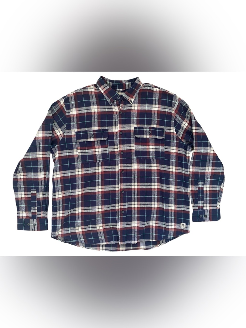 NWT Ocean + Coast Men’s Plaid Flannel Button Down Size XXL Outdoor Fall Warm 2XL